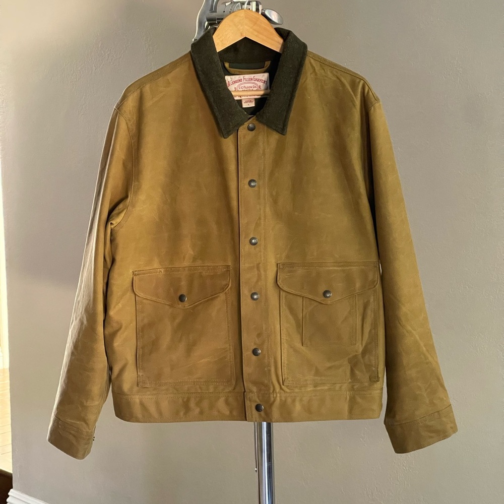 Filson Tin Cloth Work Jacket - Dark tan